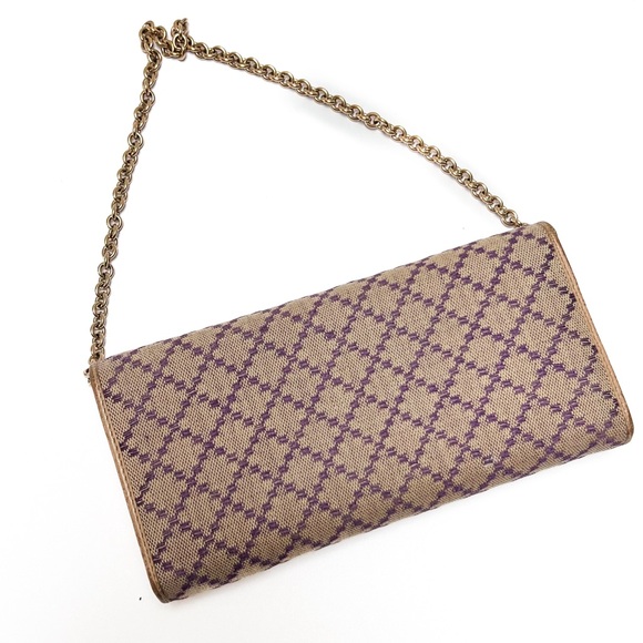 SOLD Gucci Wallet On Chain Fabric - Picture 3 of 14
